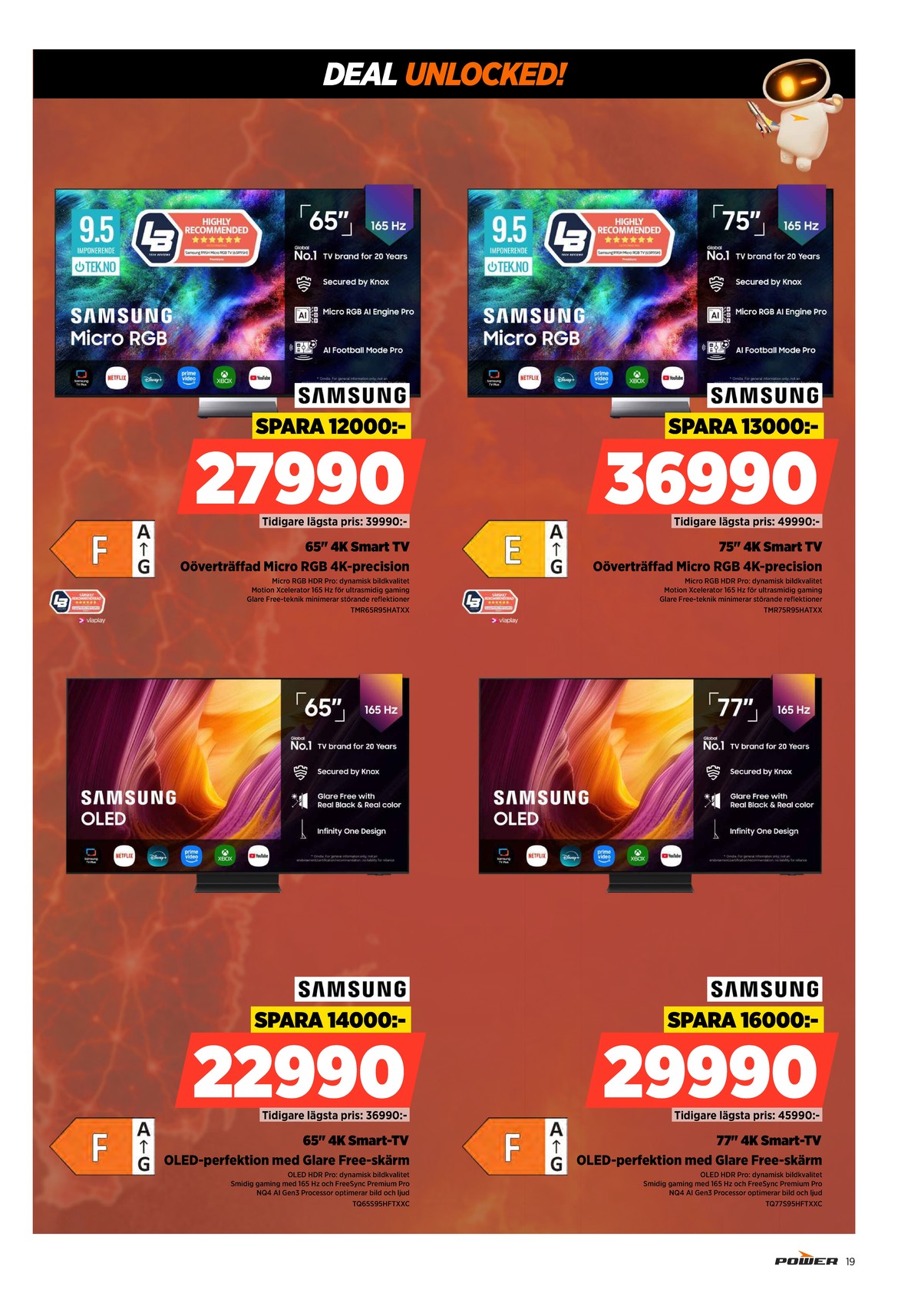 Se Power reklamblad för vecka 38 på Kampanjveckan.se. Se bra erbjudanden på många varor. Läs reklambladet här! Sida 19