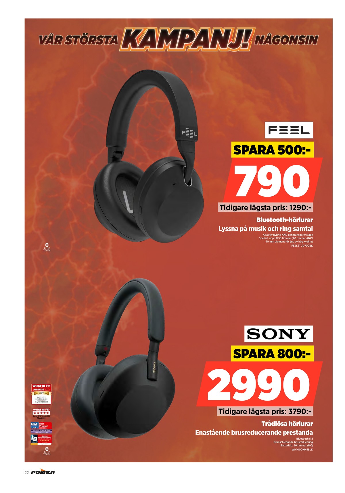 Se Power reklamblad för vecka 38 på Kampanjveckan.se. Se bra erbjudanden på många varor. Läs reklambladet här! Sida 22