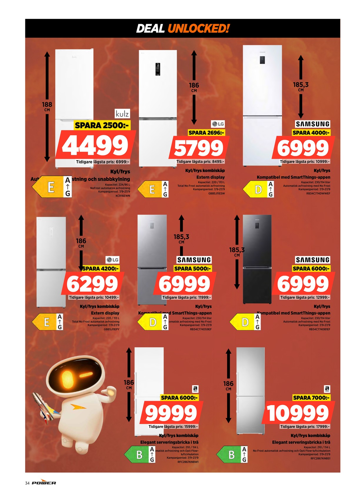 Se Power reklamblad för vecka 38 på Kampanjveckan.se. Se bra erbjudanden på många varor. Läs reklambladet här! Sida 34