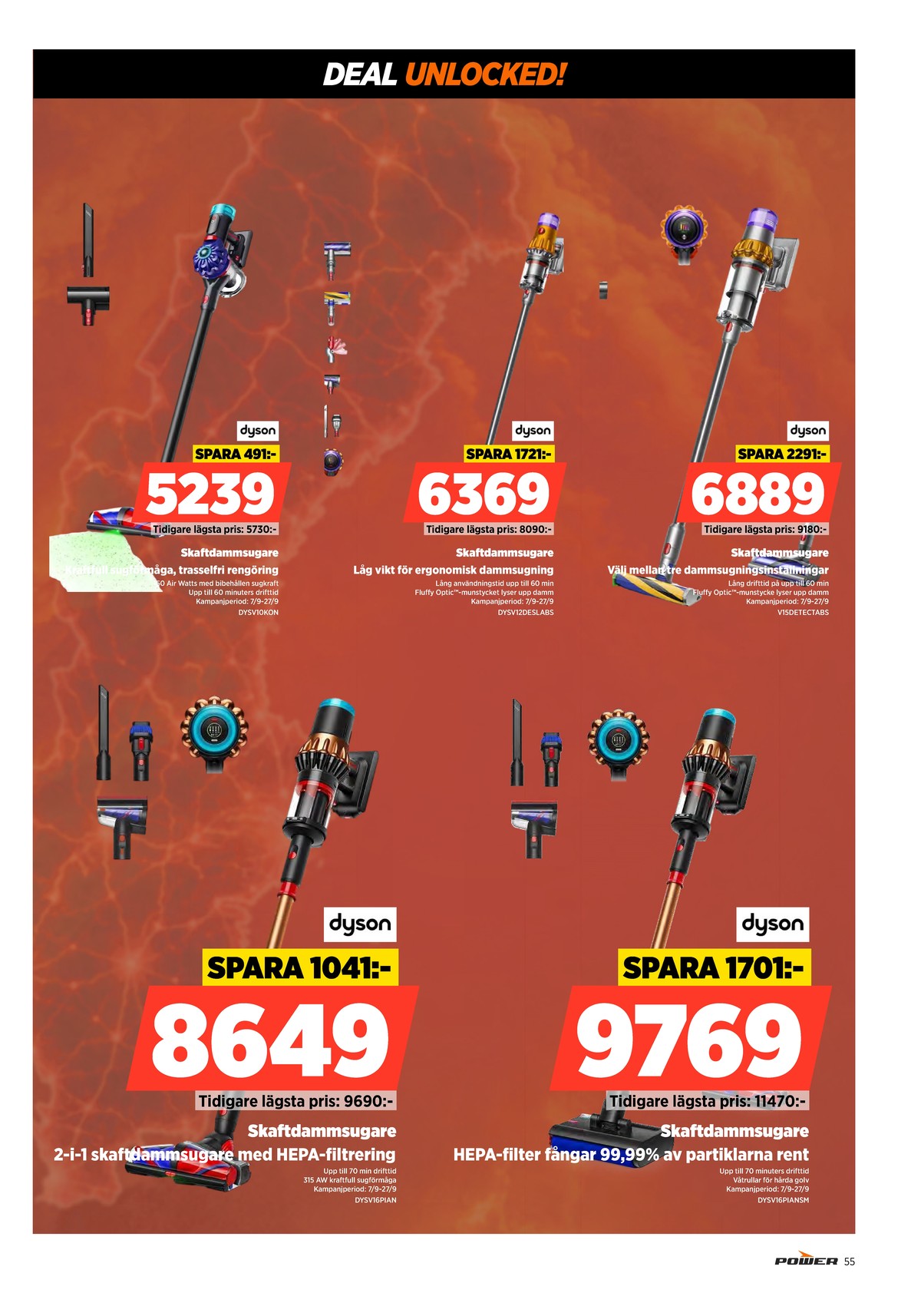 Se Power reklamblad för vecka 38 på Kampanjveckan.se. Se bra erbjudanden på många varor. Läs reklambladet här! Sida 55