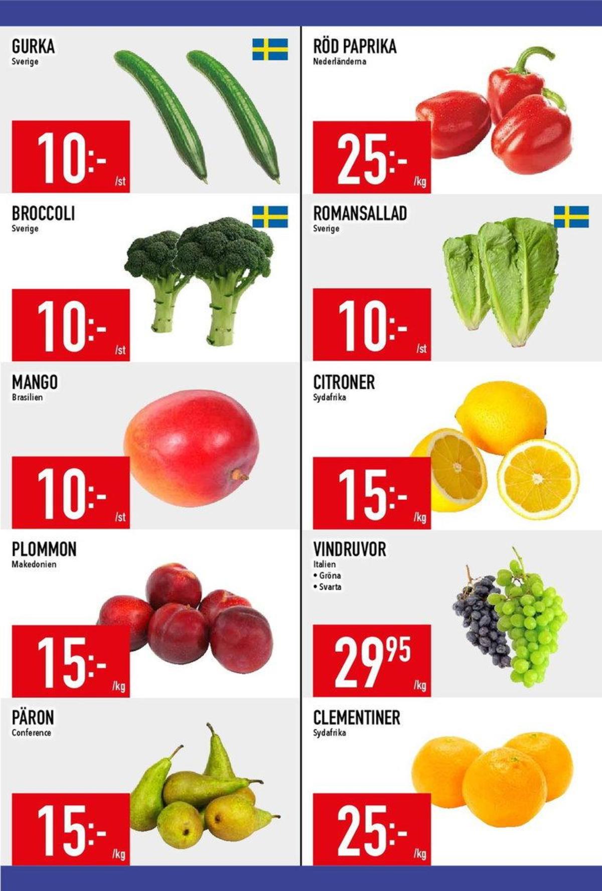 Se MatDax reklamblad för vecka 38 på Kampanjveckan.se. Se bra erbjudanden på många varor, t.ex. citroner okänd eller mango okänd. Läs reklambladet här! Sida 11
