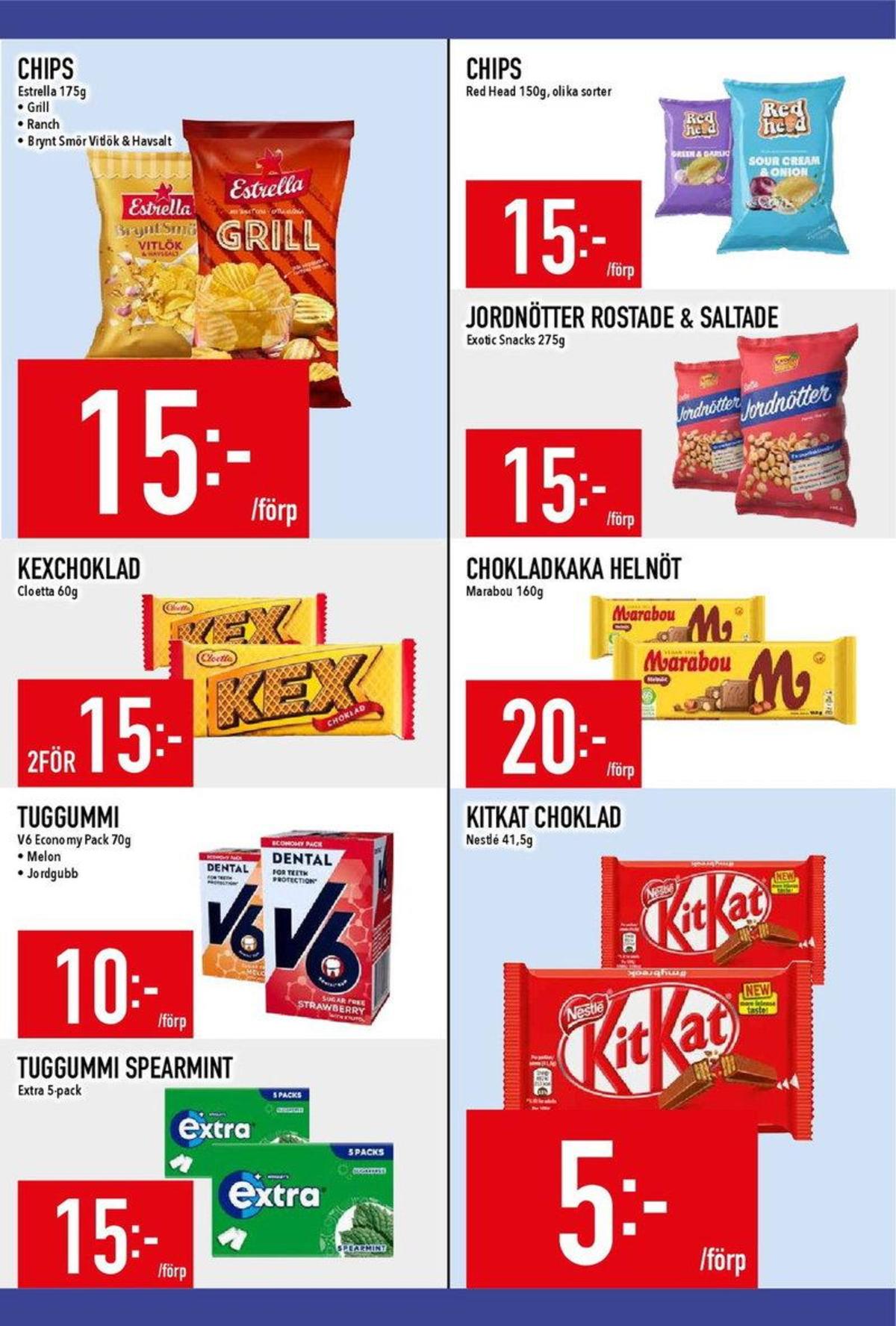 Se MatDax reklamblad för vecka 38 på Kampanjveckan.se. Se bra erbjudanden på många varor. Läs reklambladet här! Sida 18