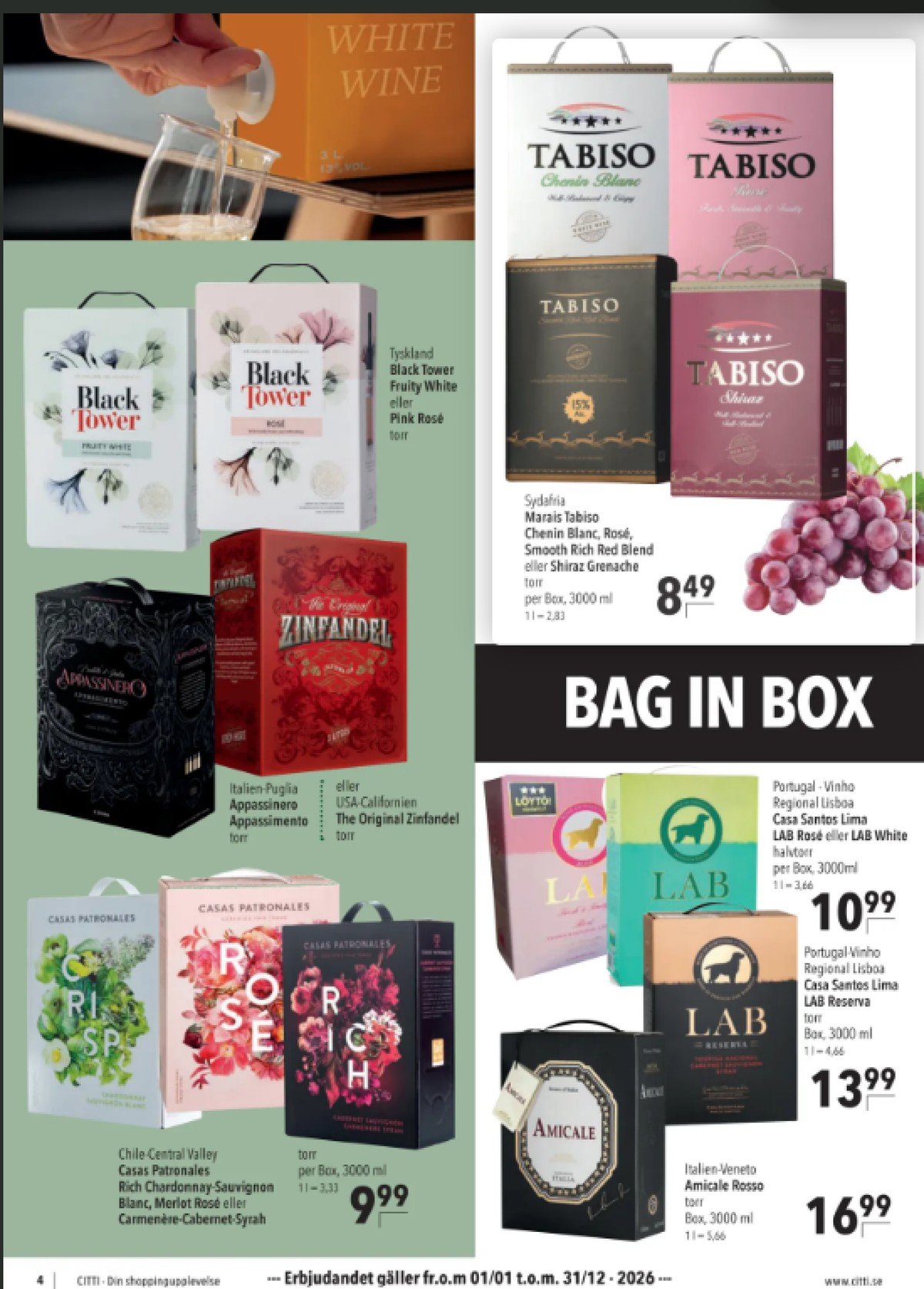 Se Citti reklamblad för vecka 39 på Kampanjveckan.se. Se bra erbjudanden på många varor. Läs reklambladet här! Sida 4
