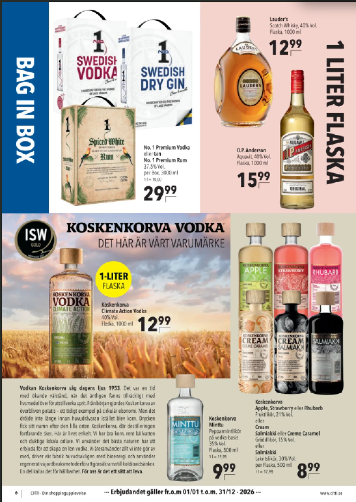 Se Citti reklamblad för vecka 39 på Kampanjveckan.se. Se bra erbjudanden på många varor. Läs reklambladet här! Sida 6