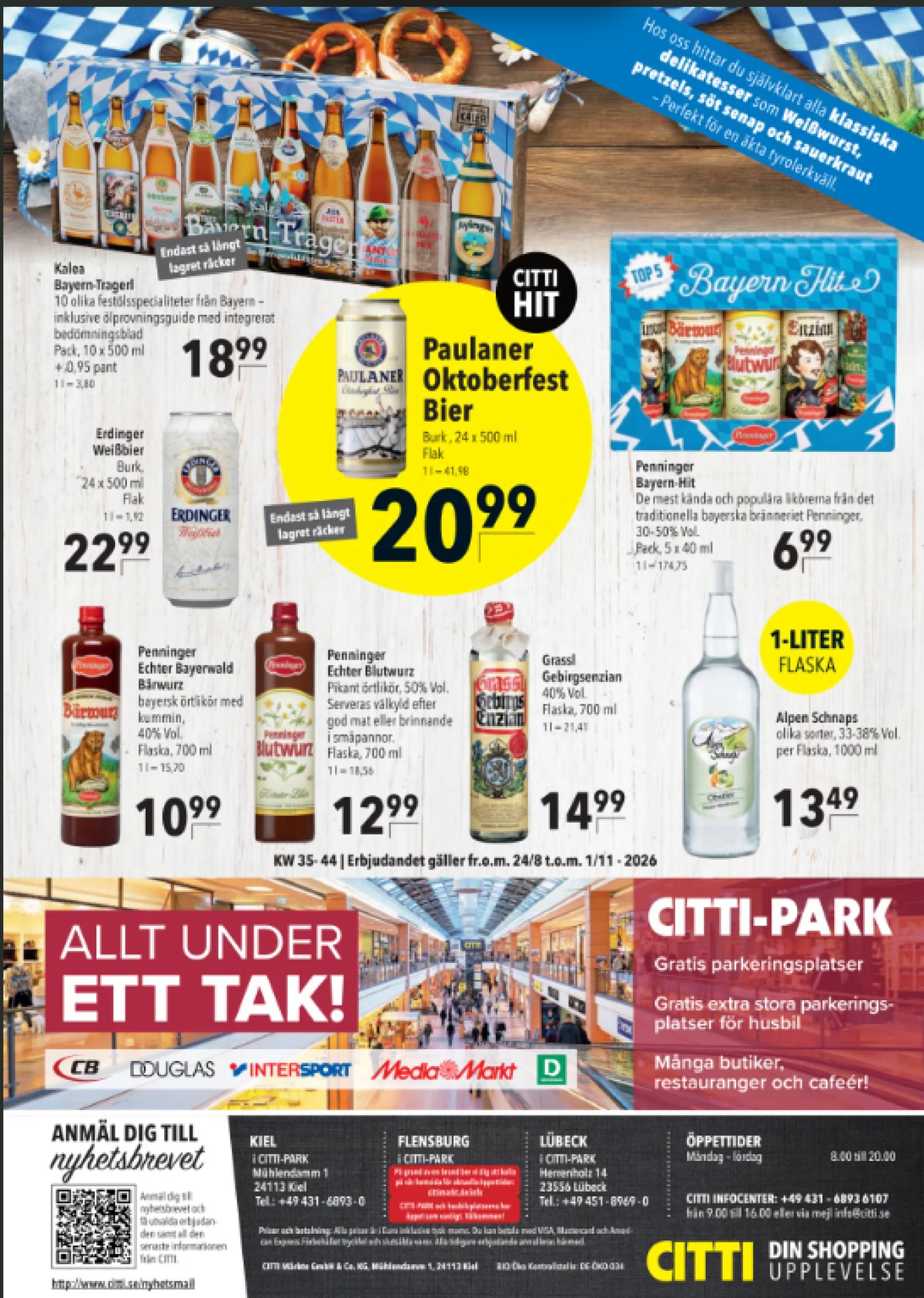 Se Citti reklamblad för vecka 39 på Kampanjveckan.se. Se bra erbjudanden på många varor. Läs reklambladet här! Sida 8
