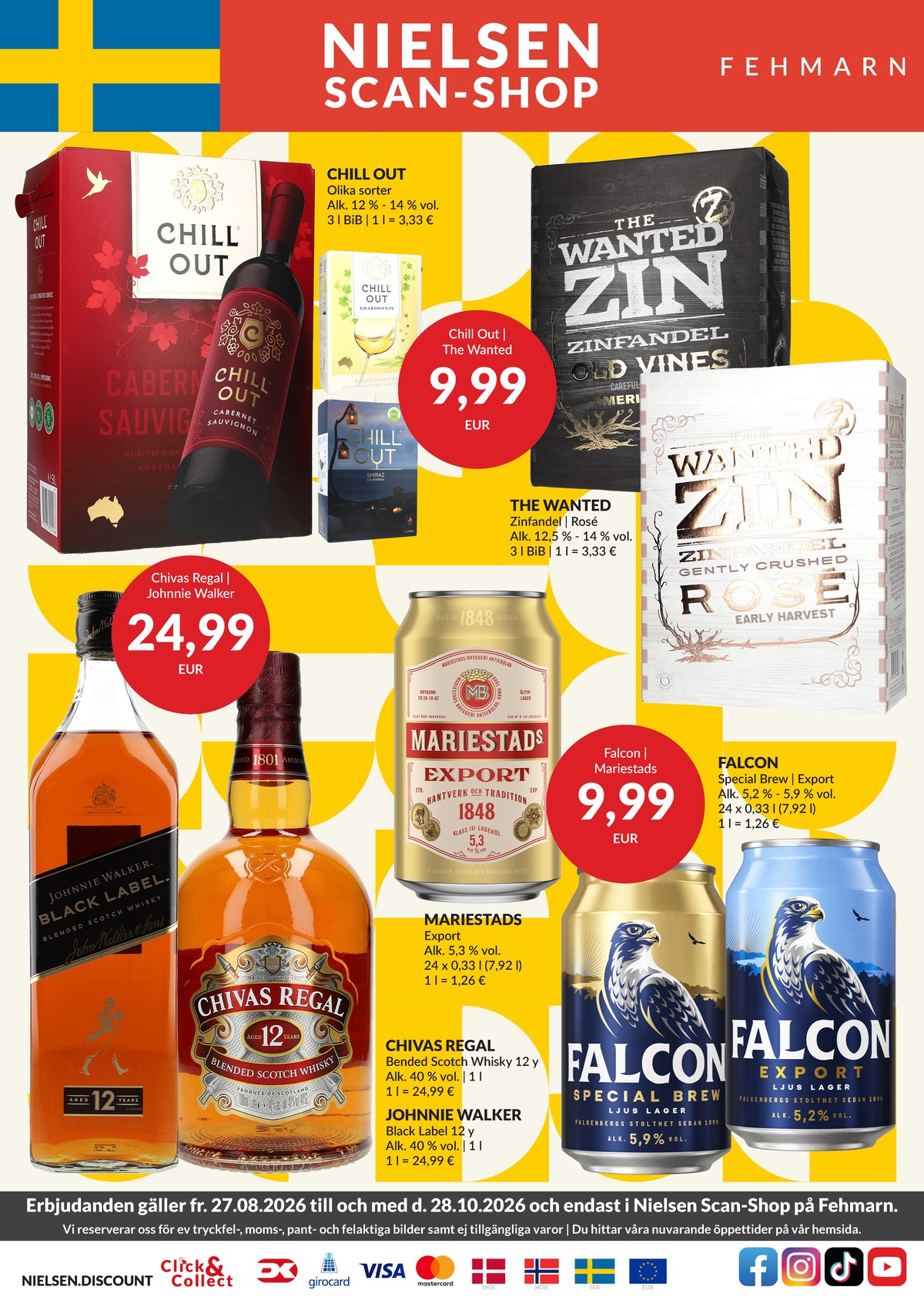 Se Nielsen Discount reklamblad för vecka 39 på Kampanjveckan.se. Se bra erbjudanden på många varor. Läs reklambladet här! Sida 1