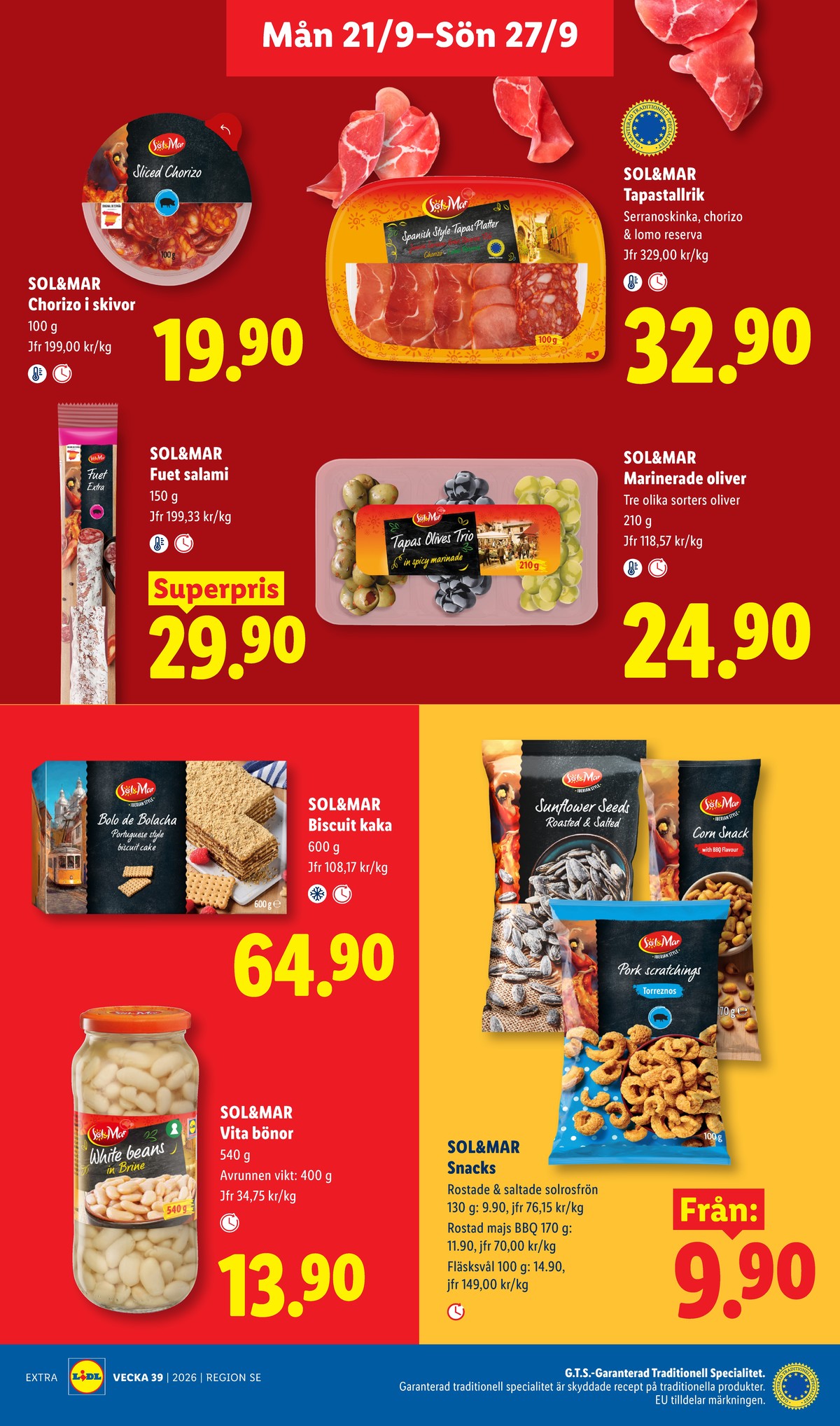Se Lidl reklamblad för vecka 39 på Kampanjveckan.se. Se bra erbjudanden på många varor. Läs reklambladet här! Sida 13