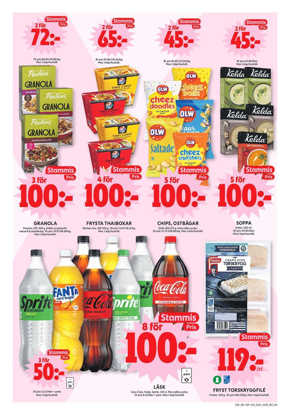 Se ICA Maxi reklamblad för vecka 39 på Kampanjveckan.se. Se bra erbjudanden på många varor, t.ex. grön sparrissoppa kelda eller müsli paulùns. Läs reklambladet här! Sida 11
