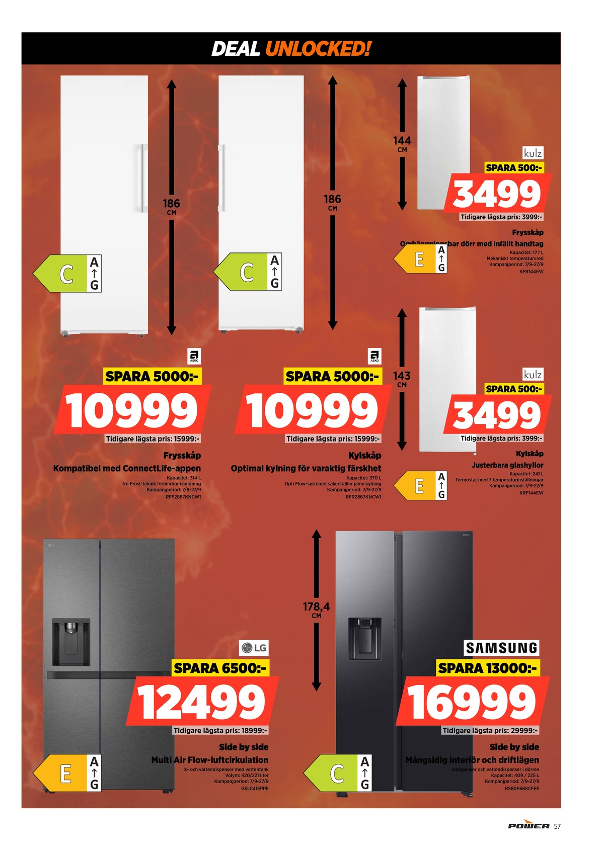 Se Power reklamblad för vecka 39 på Kampanjveckan.se. Se bra erbjudanden på många varor. Läs reklambladet här! Sida 57
