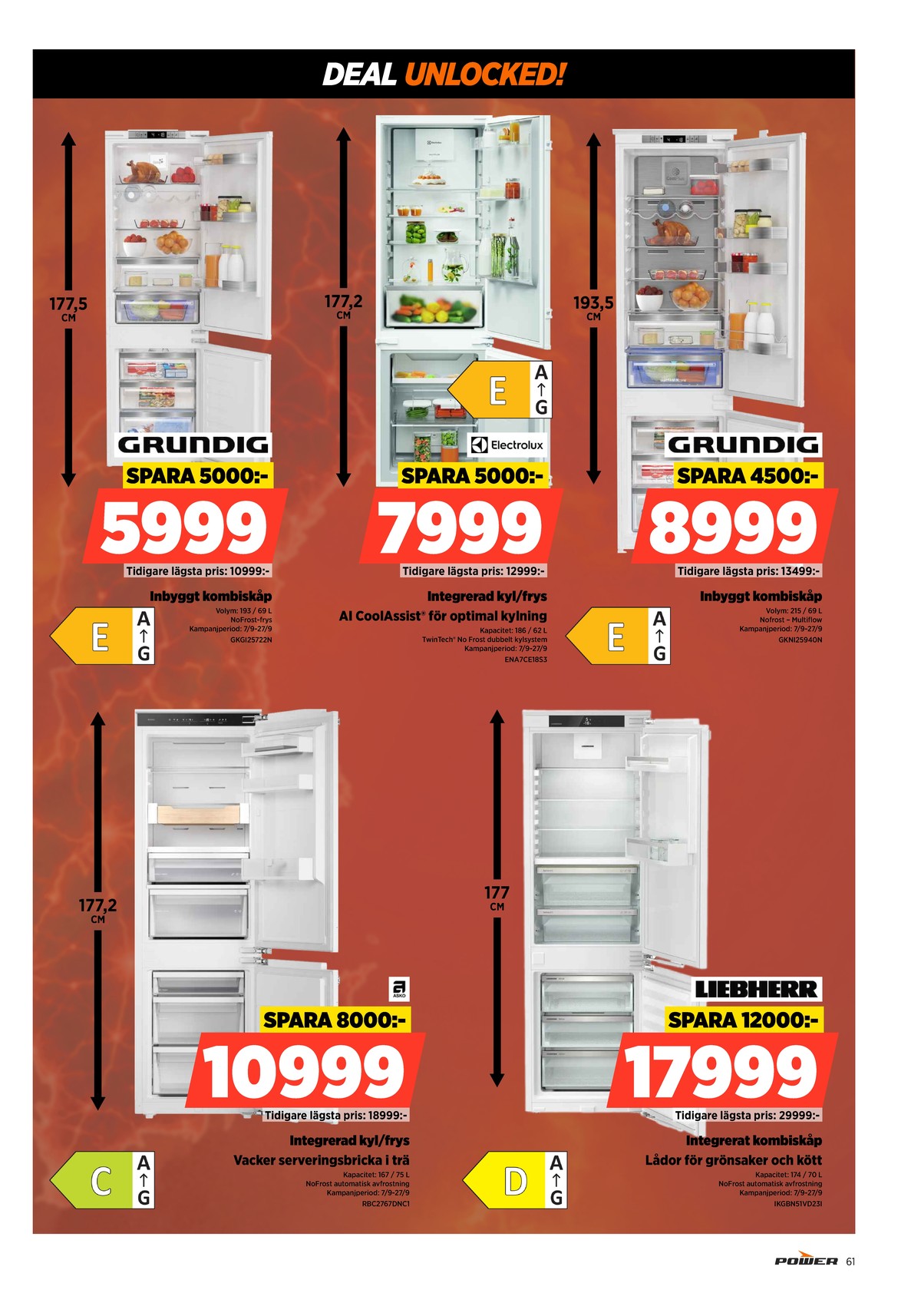Se Power reklamblad för vecka 39 på Kampanjveckan.se. Se bra erbjudanden på många varor. Läs reklambladet här! Sida 61