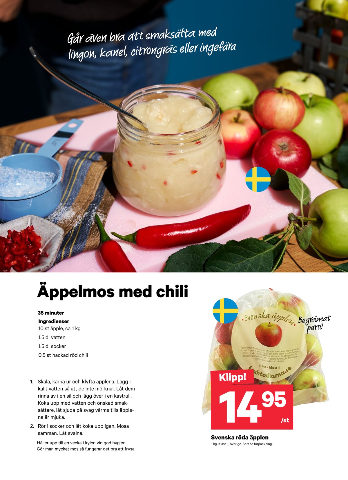 Se City Gross reklamblad för vecka 39 på Kampanjveckan.se. Se bra erbjudanden på många varor, t.ex. Äpplen okänd eller andra varor. Läs reklambladet här! Sida 5