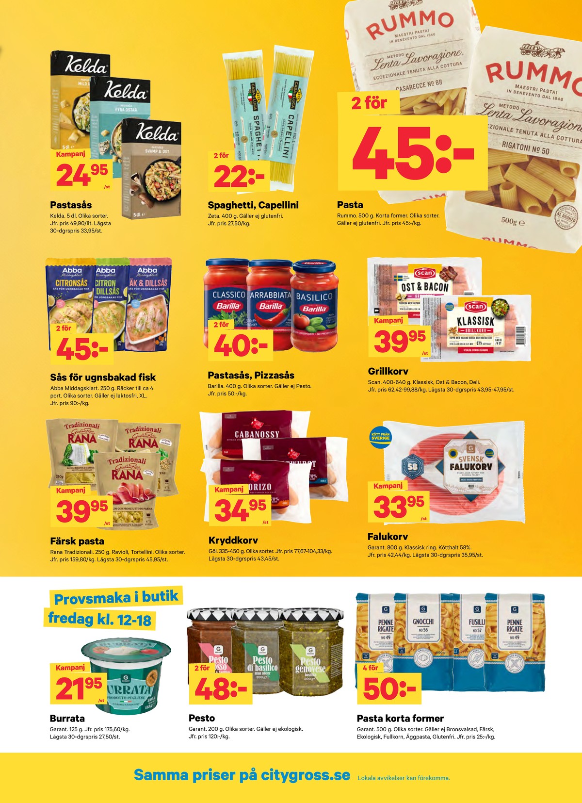 Se City Gross reklamblad för vecka 39 på Kampanjveckan.se. Se bra erbjudanden på många varor. Läs reklambladet här! Sida 7
