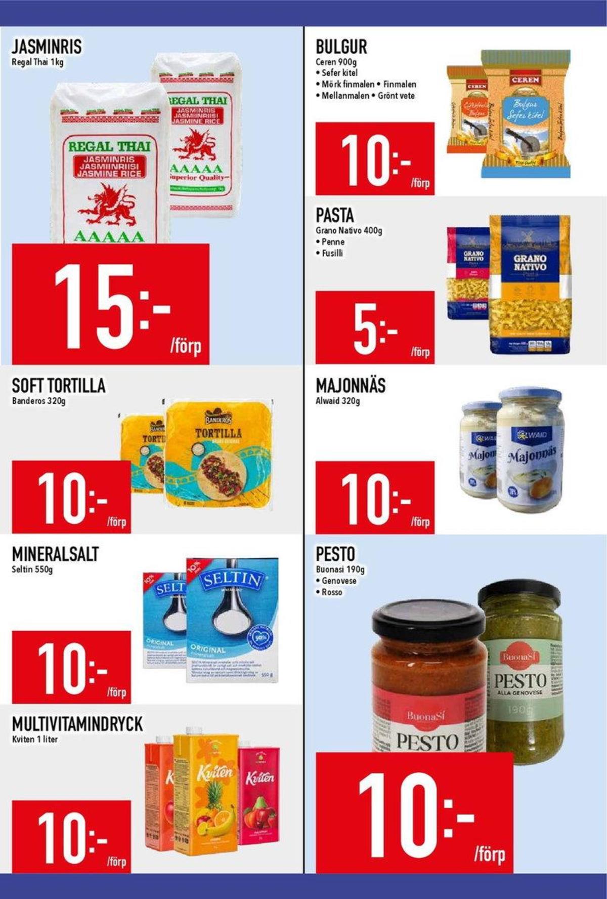 Se MatDax reklamblad för vecka 39 på Kampanjveckan.se. Se bra erbjudanden på många varor, t.ex. pesto buonasi eller andra varor. Läs reklambladet här! Sida 17