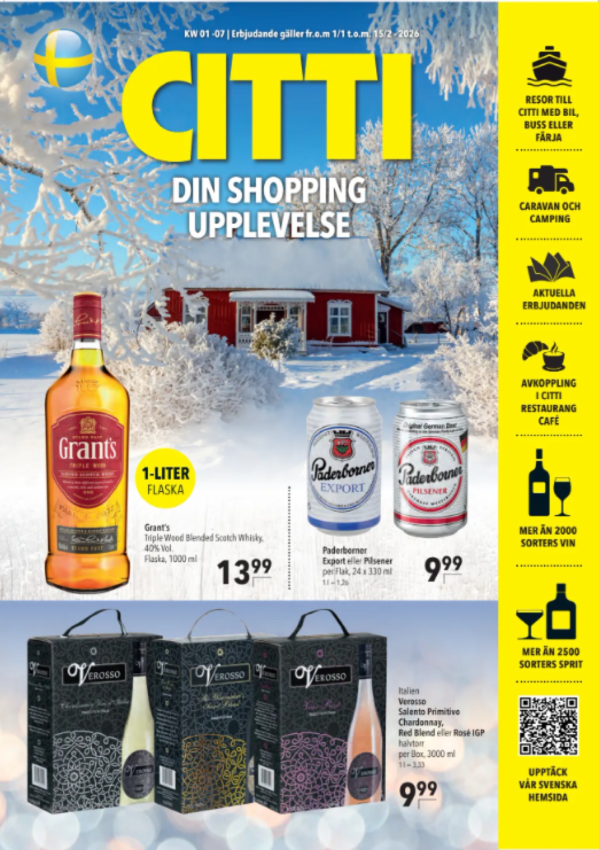 Se Citti reklamblad för vecka 4 på Kampanjveckan.se. Se bra erbjudanden på många varor. Läs reklambladet här! Sida 1