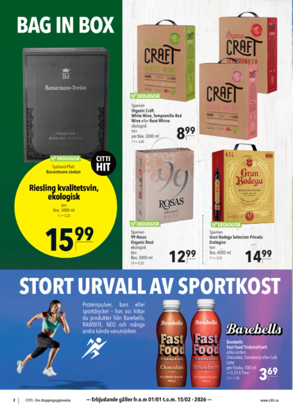 Se Citti reklamblad för vecka 4 på Kampanjveckan.se. Se bra erbjudanden på många varor. Läs reklambladet här! Sida 2