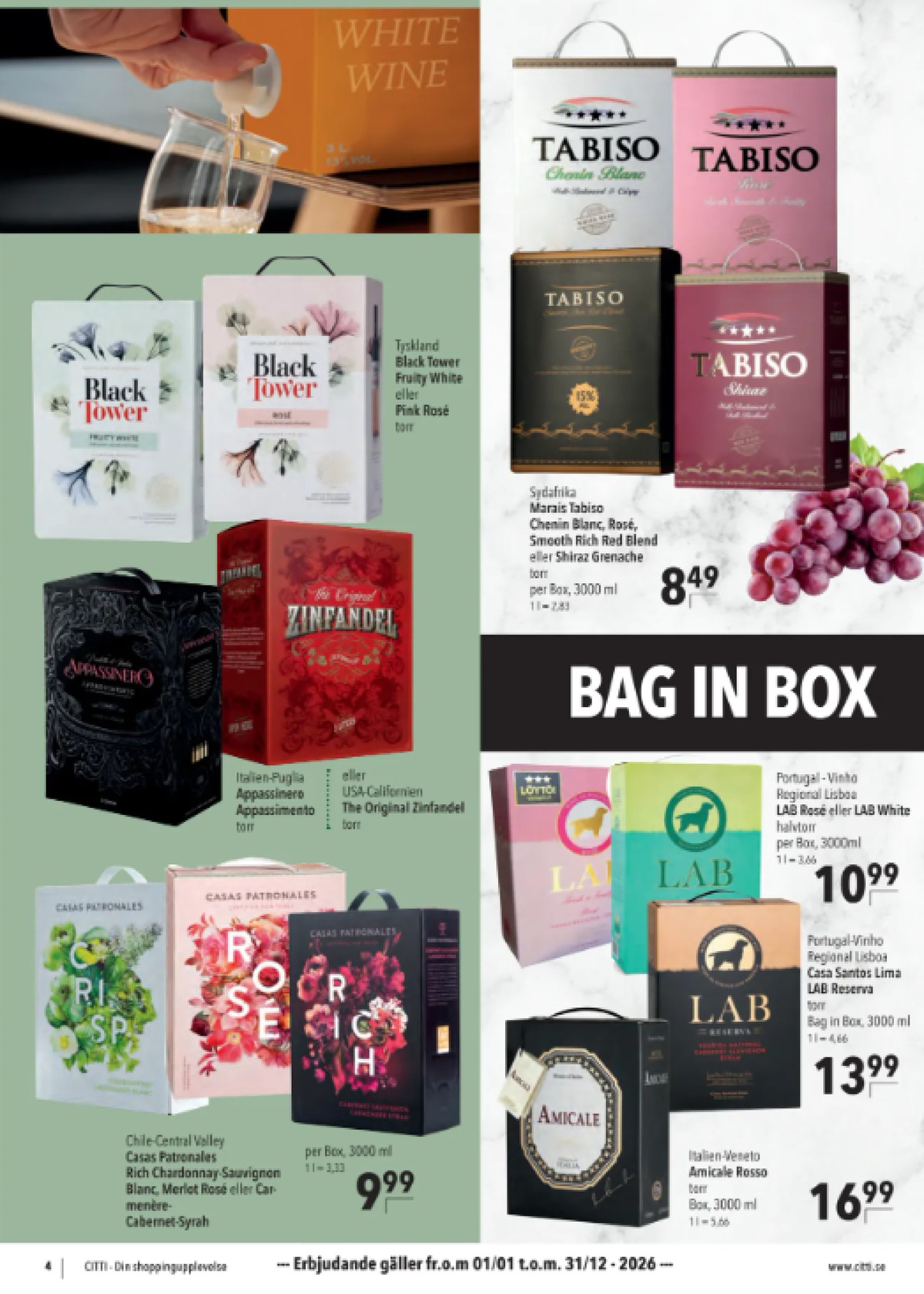 Se Citti reklamblad för vecka 4 på Kampanjveckan.se. Se bra erbjudanden på många varor. Läs reklambladet här! Sida 4