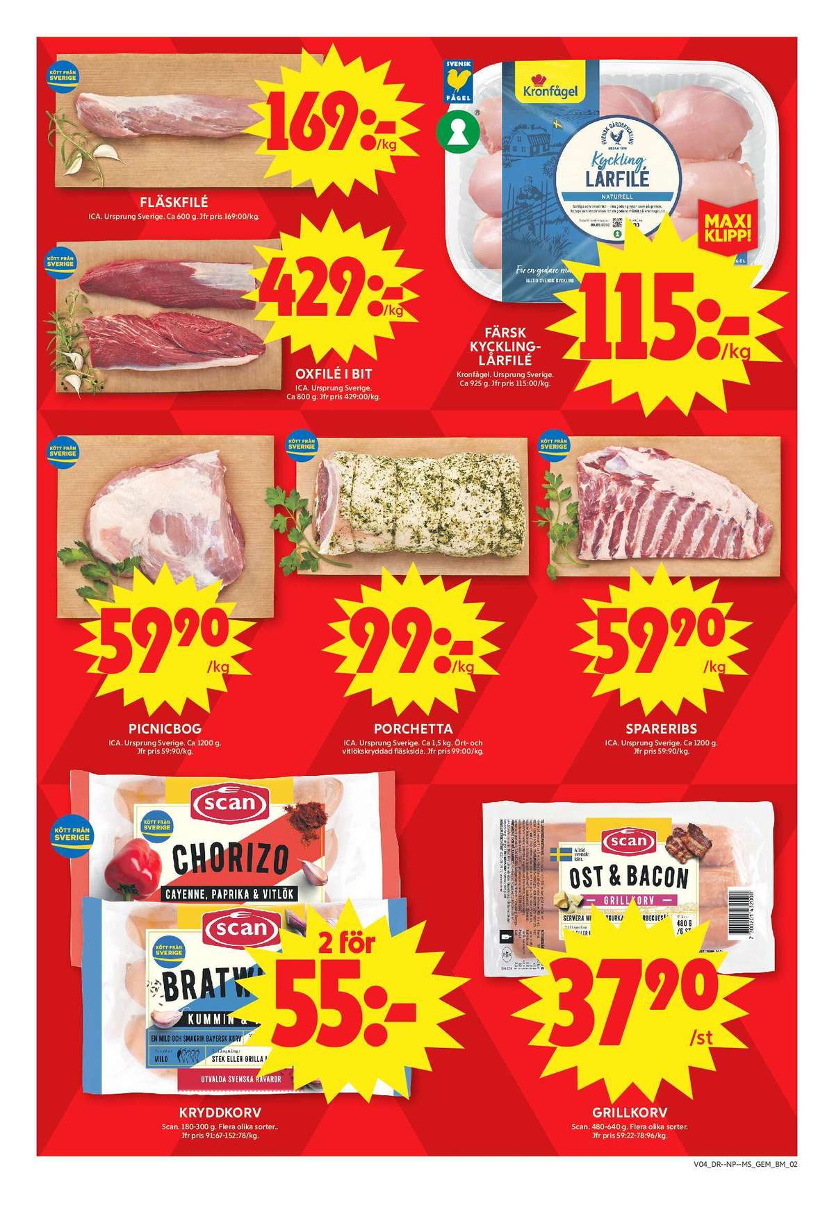 Se ICA Maxi reklamblad för vecka 4 på Kampanjveckan.se. Se bra erbjudanden på många varor, t.ex. fläskfilé ica eller oxfilé ica. Läs reklambladet här! Sida 2
