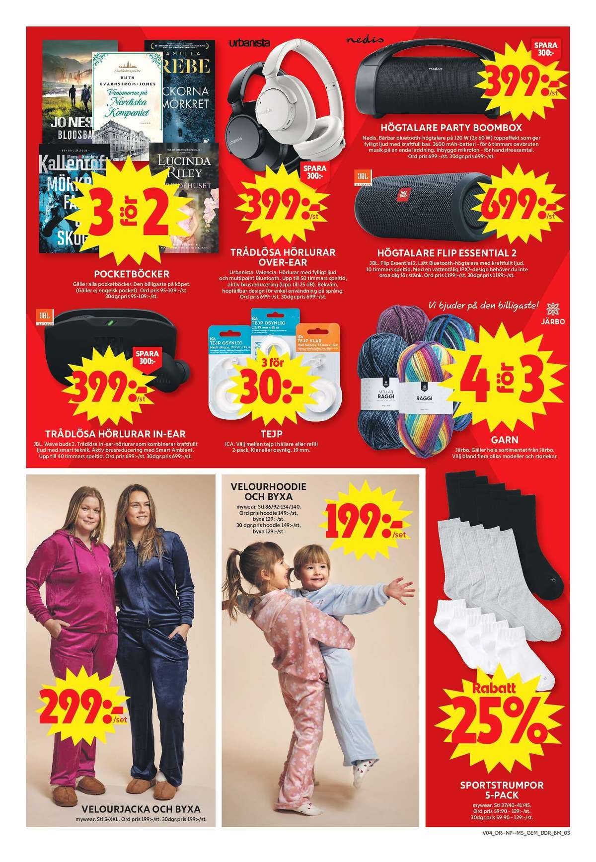 Se ICA Maxi reklamblad för vecka 4 på Kampanjveckan.se. Se bra erbjudanden på många varor, t.ex. böcker okänd eller headset urbanista. Läs reklambladet här! Sida 10
