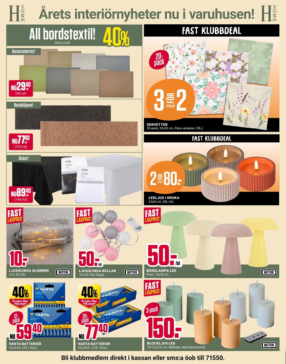 Se ÖoB reklamblad för vecka 4 på Kampanjveckan.se. Se bra erbjudanden på många varor, t.ex. ljusslingor okänd eller andra varor. Läs reklambladet här! Sida 10