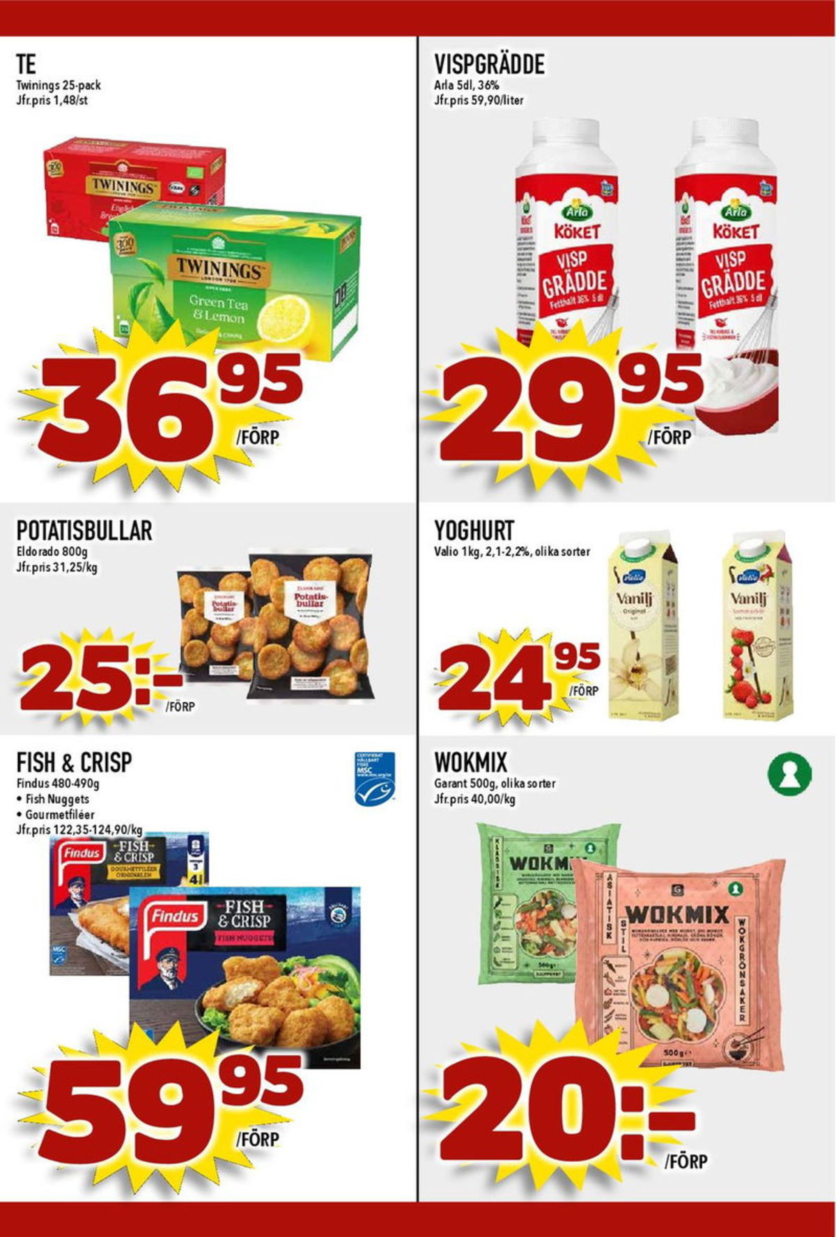 Se MatDax reklamblad för vecka 4 på Kampanjveckan.se. Se bra erbjudanden på många varor, t.ex. potatisbullar eldorado eller andra varor. Läs reklambladet här! Sida 19