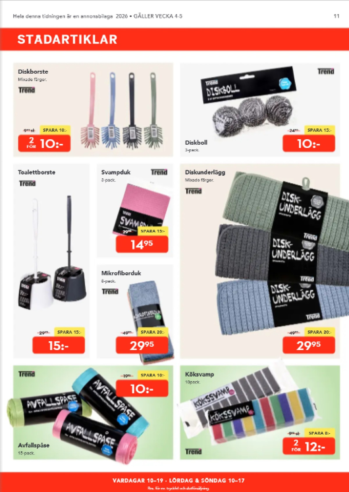 Se Bo Ohlsson reklamblad för vecka 4 på Kampanjveckan.se. Se bra erbjudanden på många varor. Läs reklambladet här! Sida 11