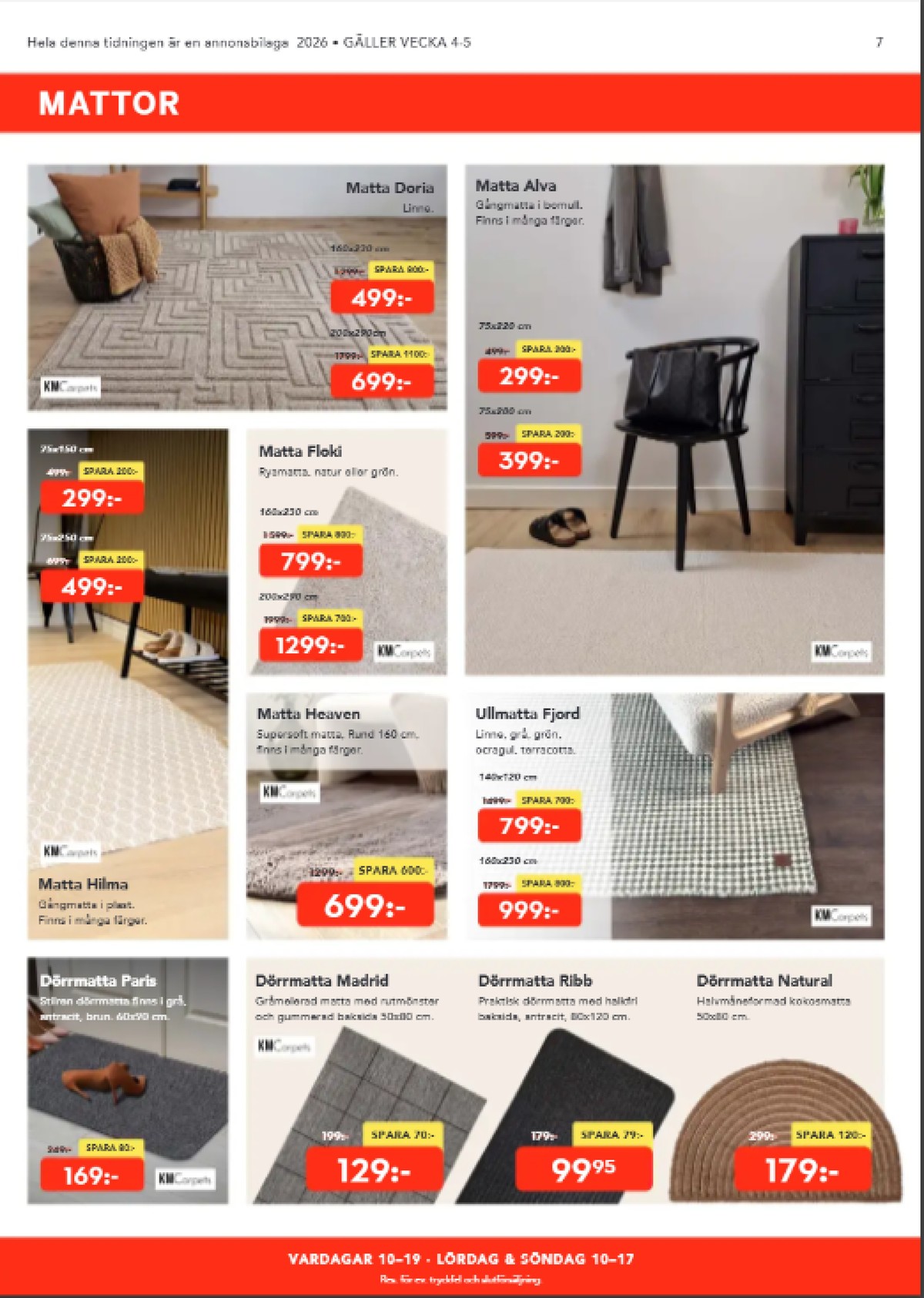 Se Bo Ohlsson reklamblad för vecka 4 på Kampanjveckan.se. Se bra erbjudanden på många varor. Läs reklambladet här! Sida 7