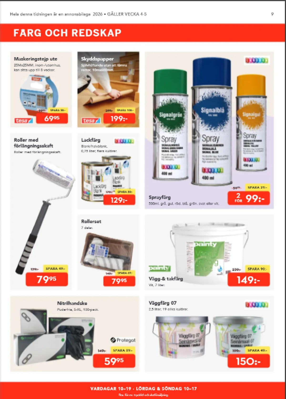 Se Bo Ohlsson reklamblad för vecka 4 på Kampanjveckan.se. Se bra erbjudanden på många varor. Läs reklambladet här! Sida 9