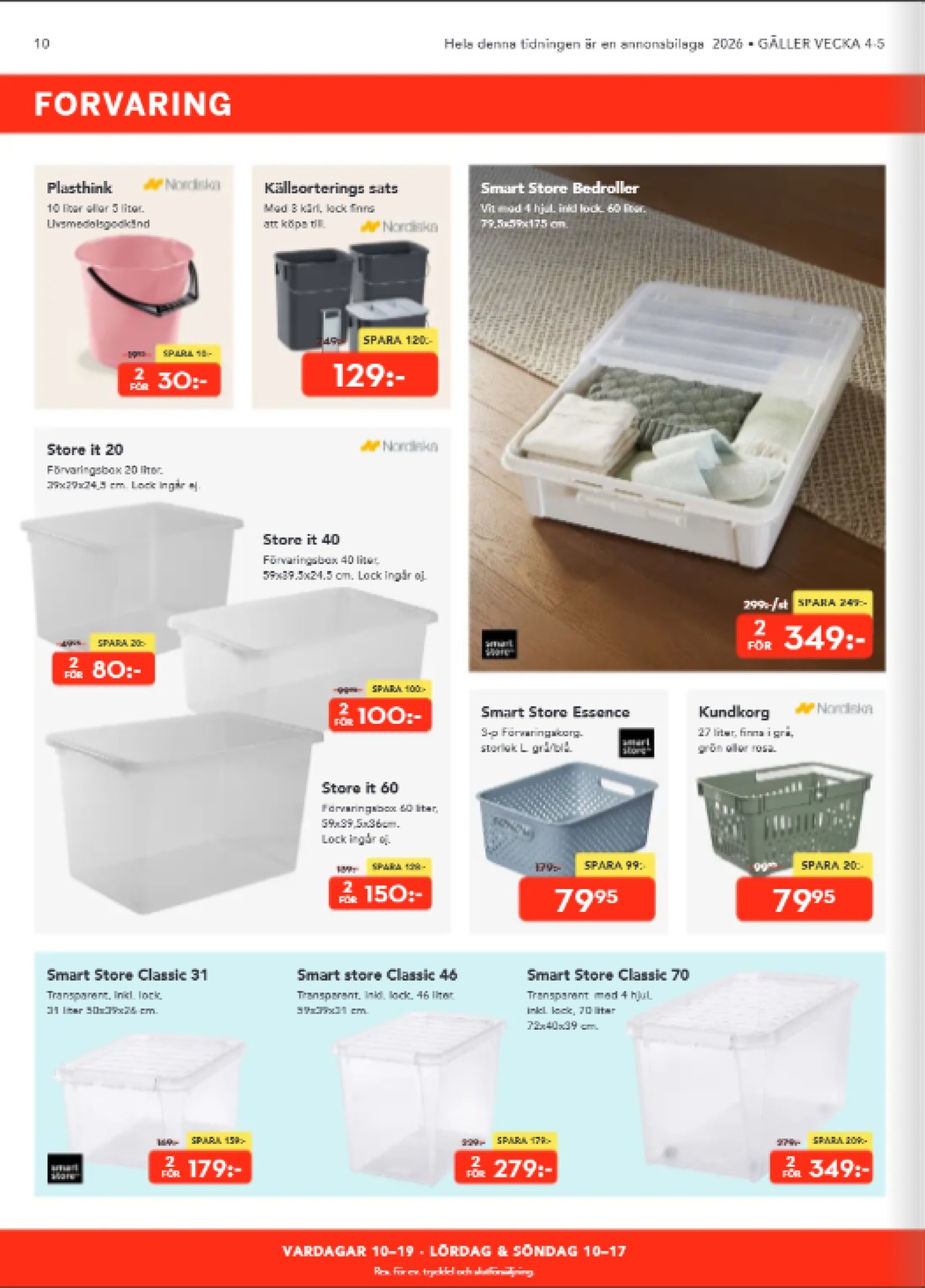 Se Bo Ohlsson reklamblad för vecka 4 på Kampanjveckan.se. Se bra erbjudanden på många varor. Läs reklambladet här! Sida 10