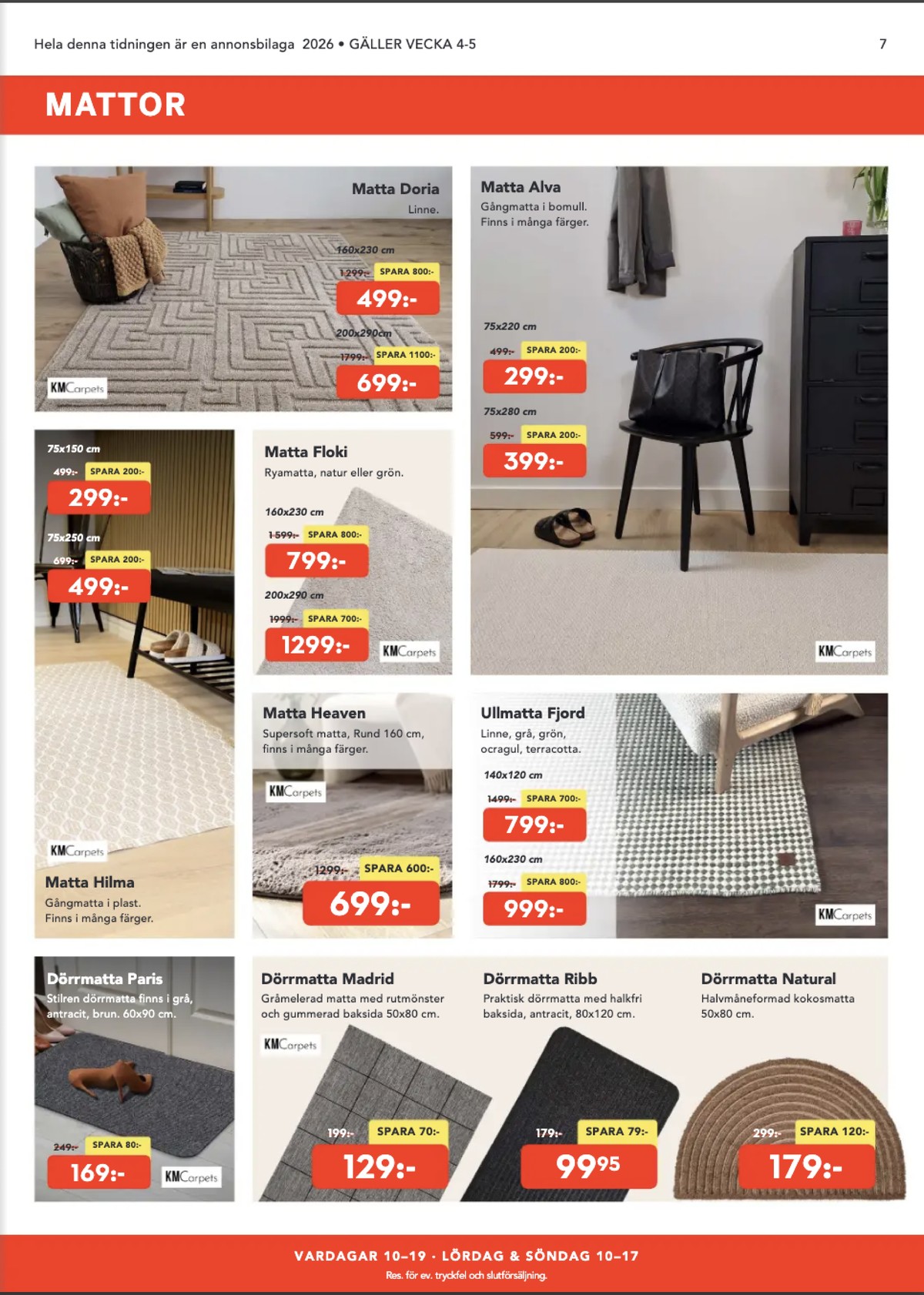 Se Bo Ohlsson reklamblad för vecka 4 på Kampanjveckan.se. Se bra erbjudanden på många varor. Läs reklambladet här! Sida 7