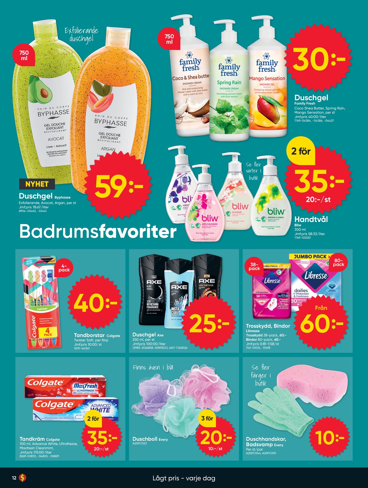 Se Dollarstore reklamblad för vecka 40 på Kampanjveckan.se. Se bra erbjudanden på många varor. Läs reklambladet här! Sida 12