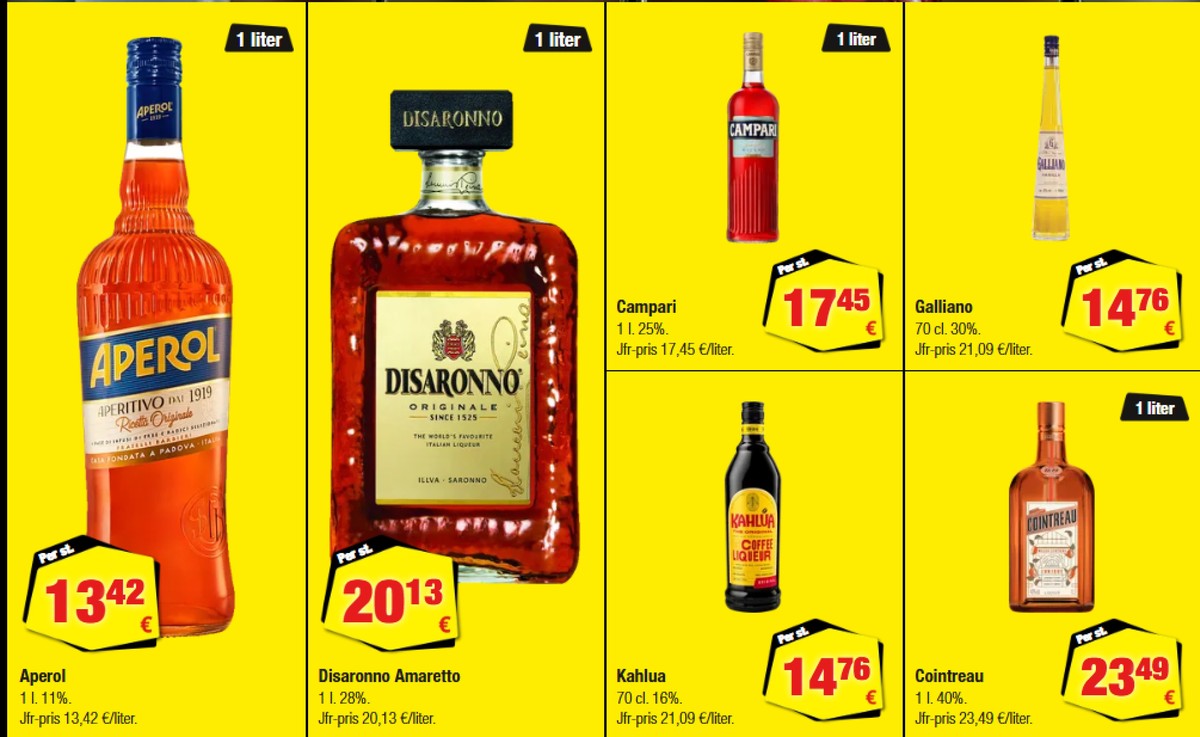Se Calle reklamblad för vecka 40 på Kampanjveckan.se. Se bra erbjudanden på många varor, t.ex. apéritif aperol eller amaretto disaronno. Läs reklambladet här! Sida 13
