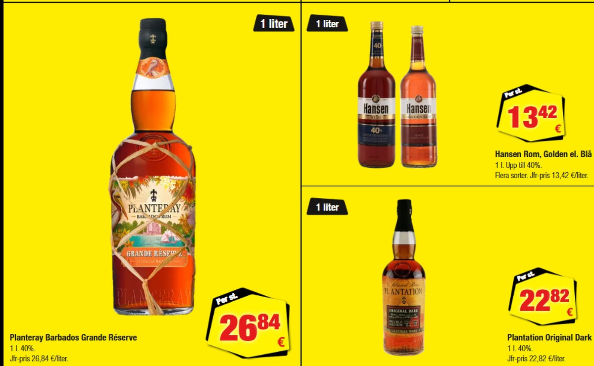 Se Calle reklamblad för vecka 40 på Kampanjveckan.se. Se bra erbjudanden på många varor, t.ex. rom original dark eller rom blau. Läs reklambladet här! Sida 9
