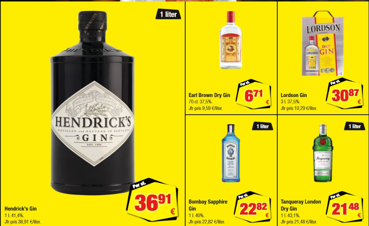 Se Calle reklamblad för vecka 40 på Kampanjveckan.se. Se bra erbjudanden på många varor, t.ex. gin tanqueray eller gin lordson. Läs reklambladet här! Sida 10
