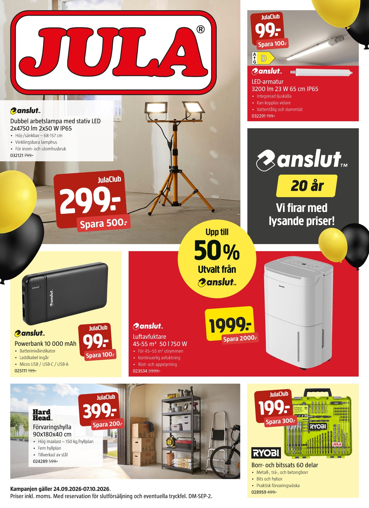 Se Jula reklamblad för vecka 40 på Kampanjveckan.se. Se bra erbjudanden på många varor. Läs reklambladet här! Sida 1