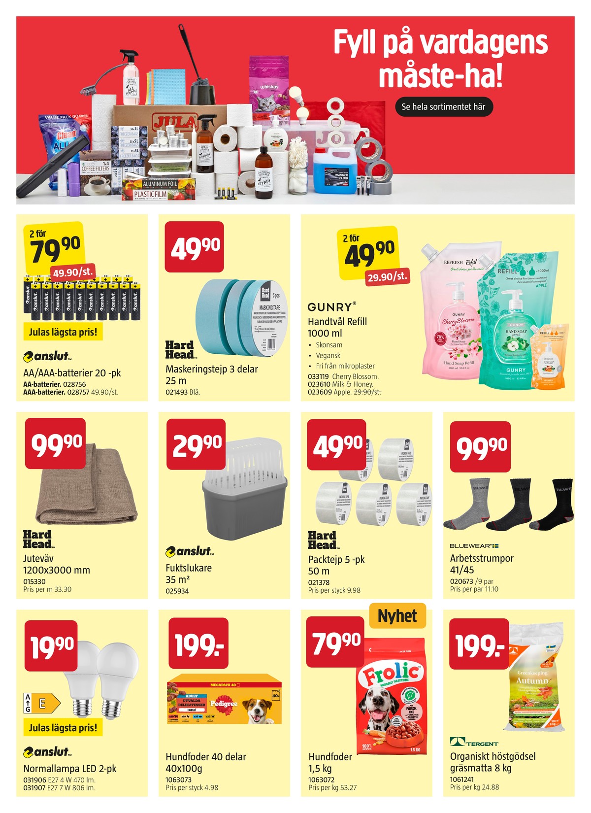 Se Jula reklamblad för vecka 40 på Kampanjveckan.se. Se bra erbjudanden på många varor. Läs reklambladet här! Sida 10