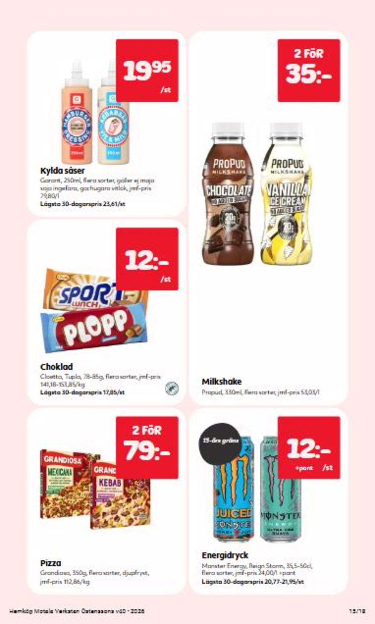 Se Hemköp reklamblad för vecka 40 på Kampanjveckan.se. Se bra erbjudanden på många varor. Läs reklambladet här! Sida 15