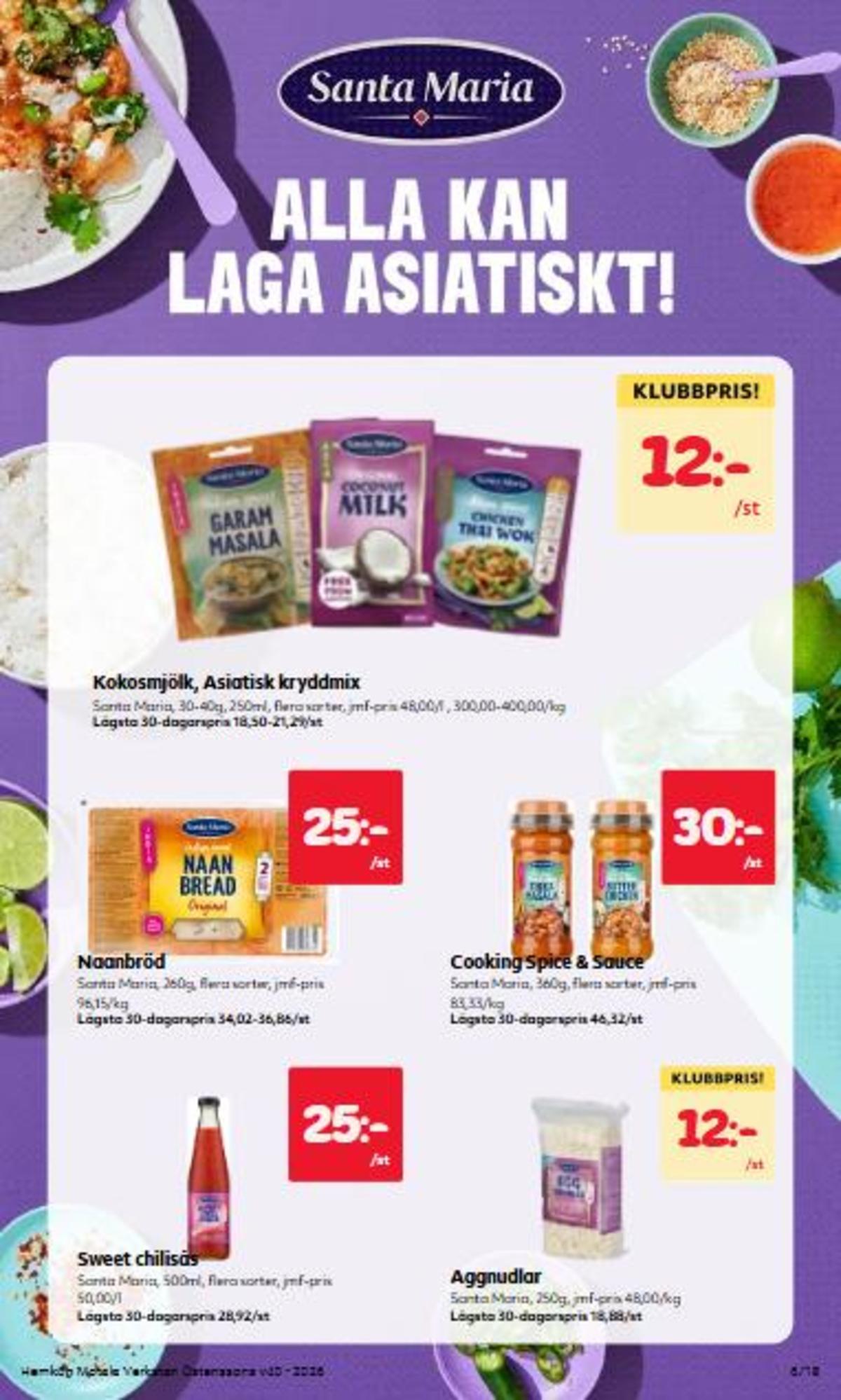 Se Hemköp reklamblad för vecka 40 på Kampanjveckan.se. Se bra erbjudanden på många varor. Läs reklambladet här! Sida 6