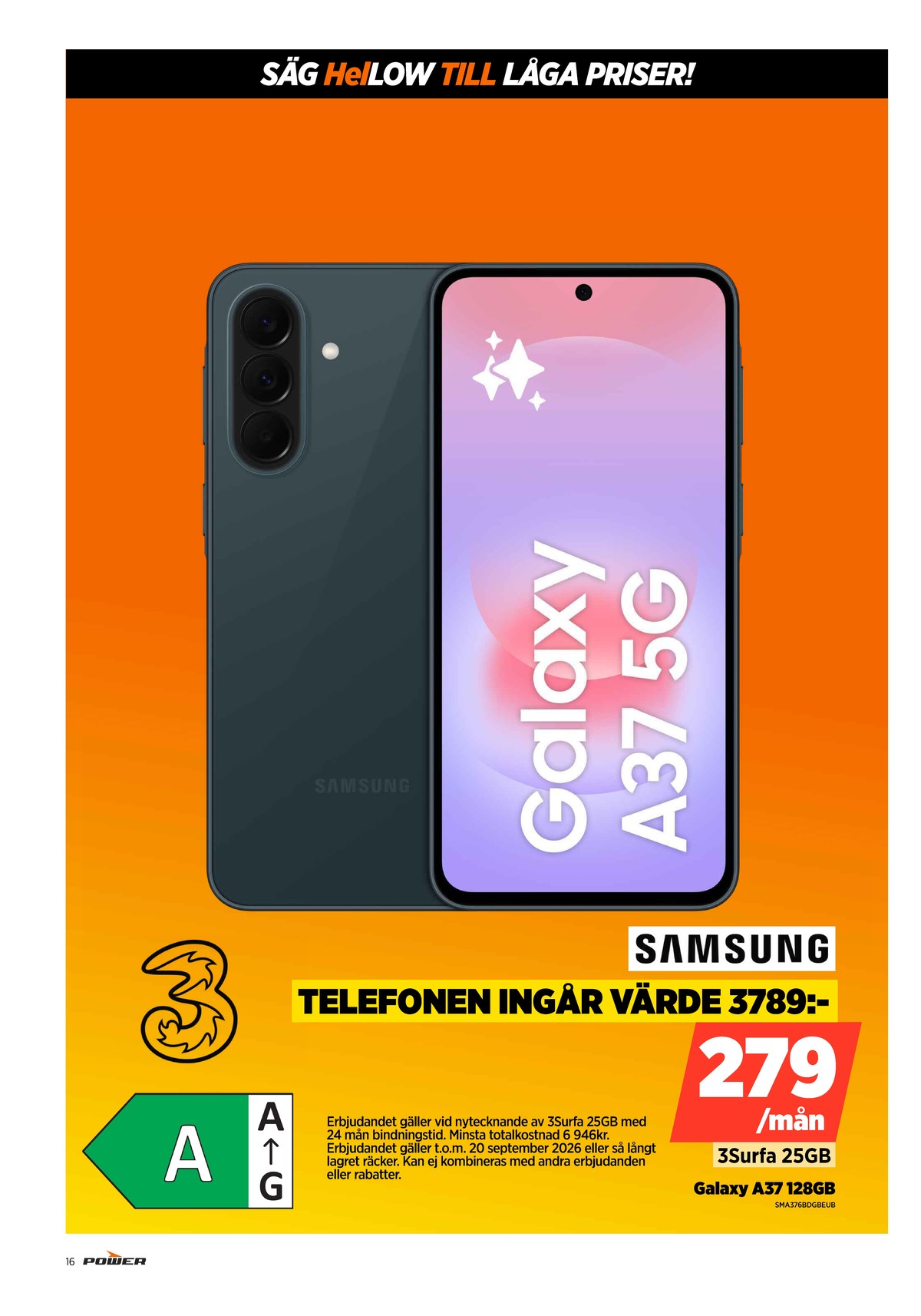 Se Power reklamblad för vecka 40 på Kampanjveckan.se. Se bra erbjudanden på många varor. Läs reklambladet här! Sida 16