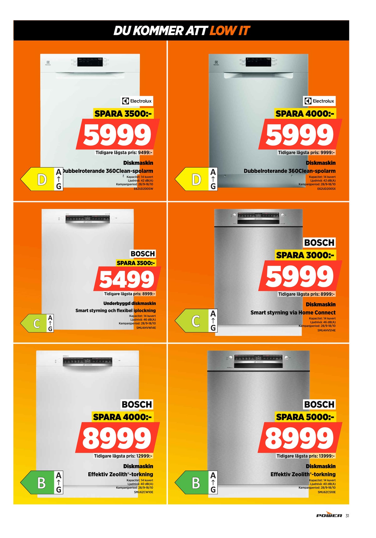 Se Power reklamblad för vecka 40 på Kampanjveckan.se. Se bra erbjudanden på många varor. Läs reklambladet här! Sida 31