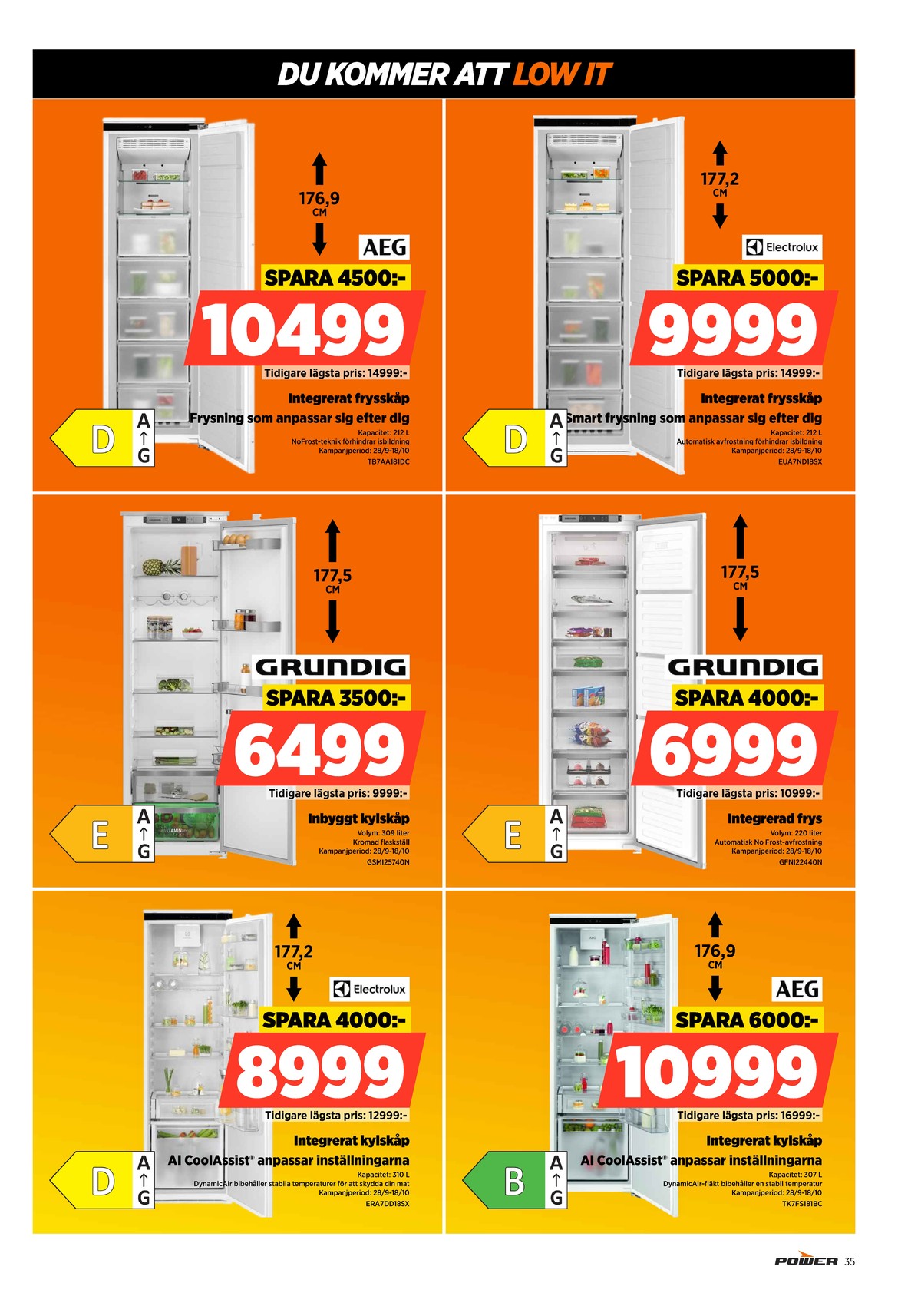 Se Power reklamblad för vecka 40 på Kampanjveckan.se. Se bra erbjudanden på många varor. Läs reklambladet här! Sida 35