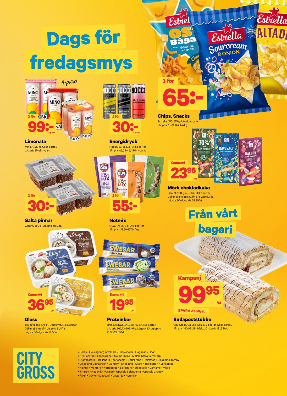 Se City Gross reklamblad för vecka 40 på Kampanjveckan.se. Se bra erbjudanden på många varor. Läs reklambladet här! Sida 12