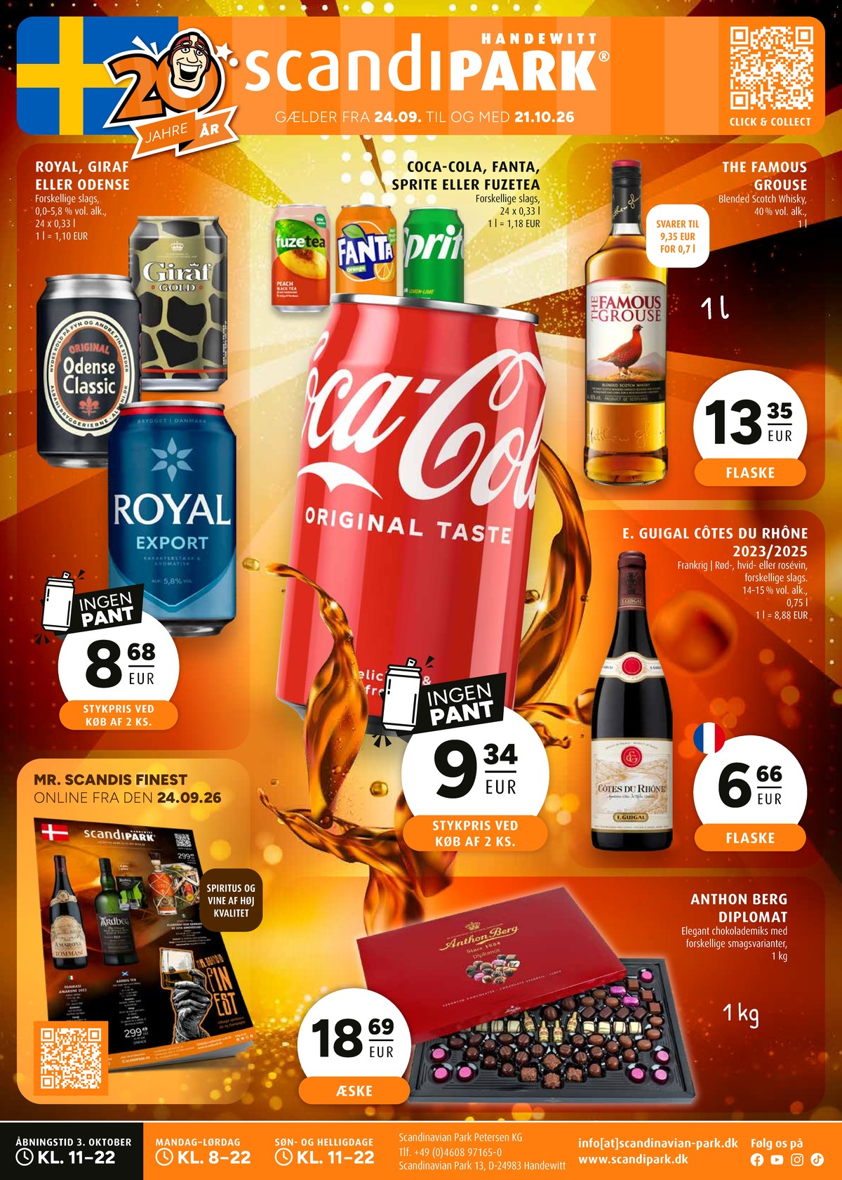 Se Scandinavian Park reklamblad för vecka 41 på Kampanjveckan.se. Se bra erbjudanden på många varor, t.ex. Öl 24 pk classic eller Öl 24 pk export. Läs reklambladet här! Sida 1
