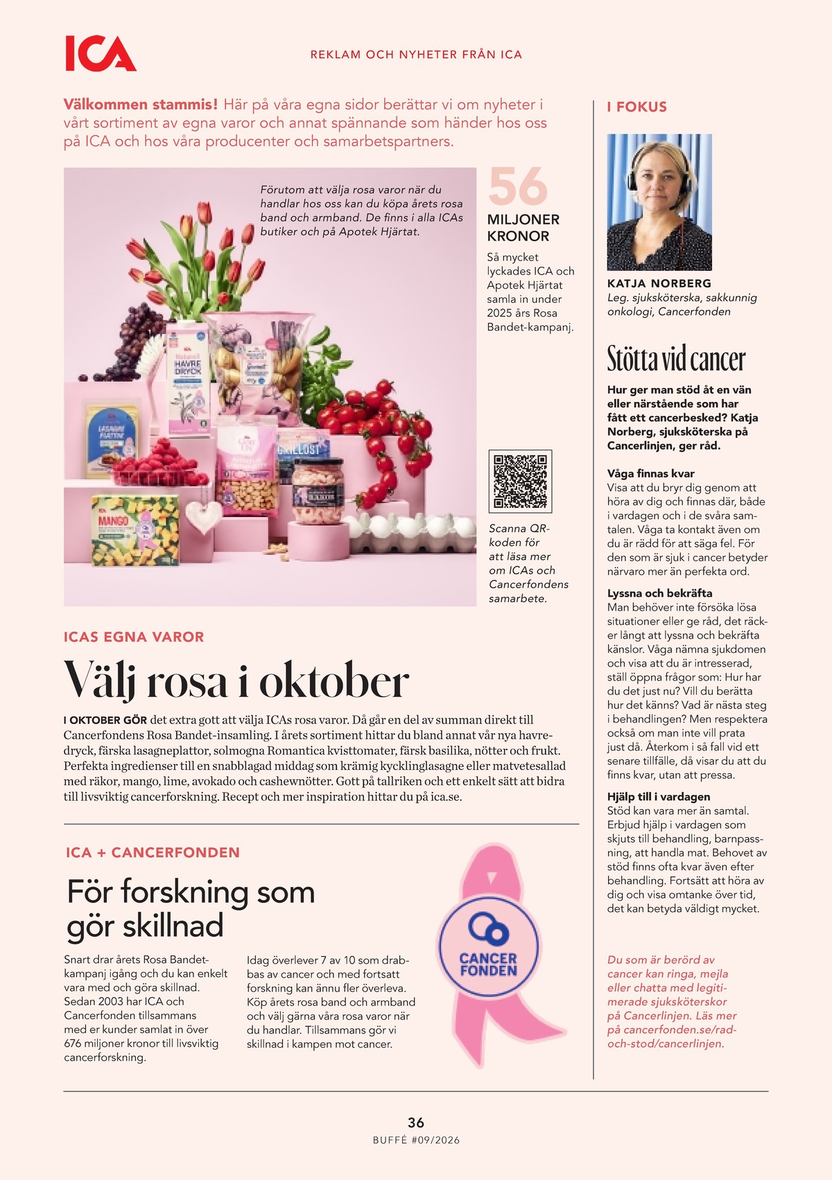Se ICA Buffé reklamblad för vecka 41 på Kampanjveckan.se. Se bra erbjudanden på många varor. Läs reklambladet här! Sida 36