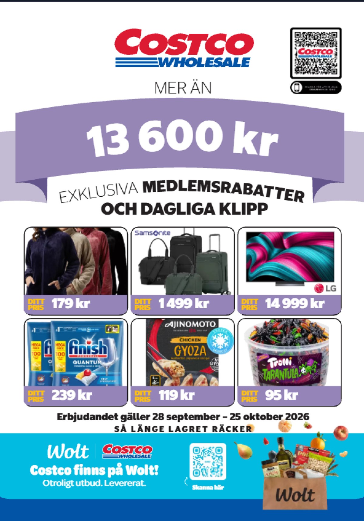 Se Costco reklamblad för vecka 41 på Kampanjveckan.se. Se bra erbjudanden på många varor. Läs reklambladet här! Sida 1