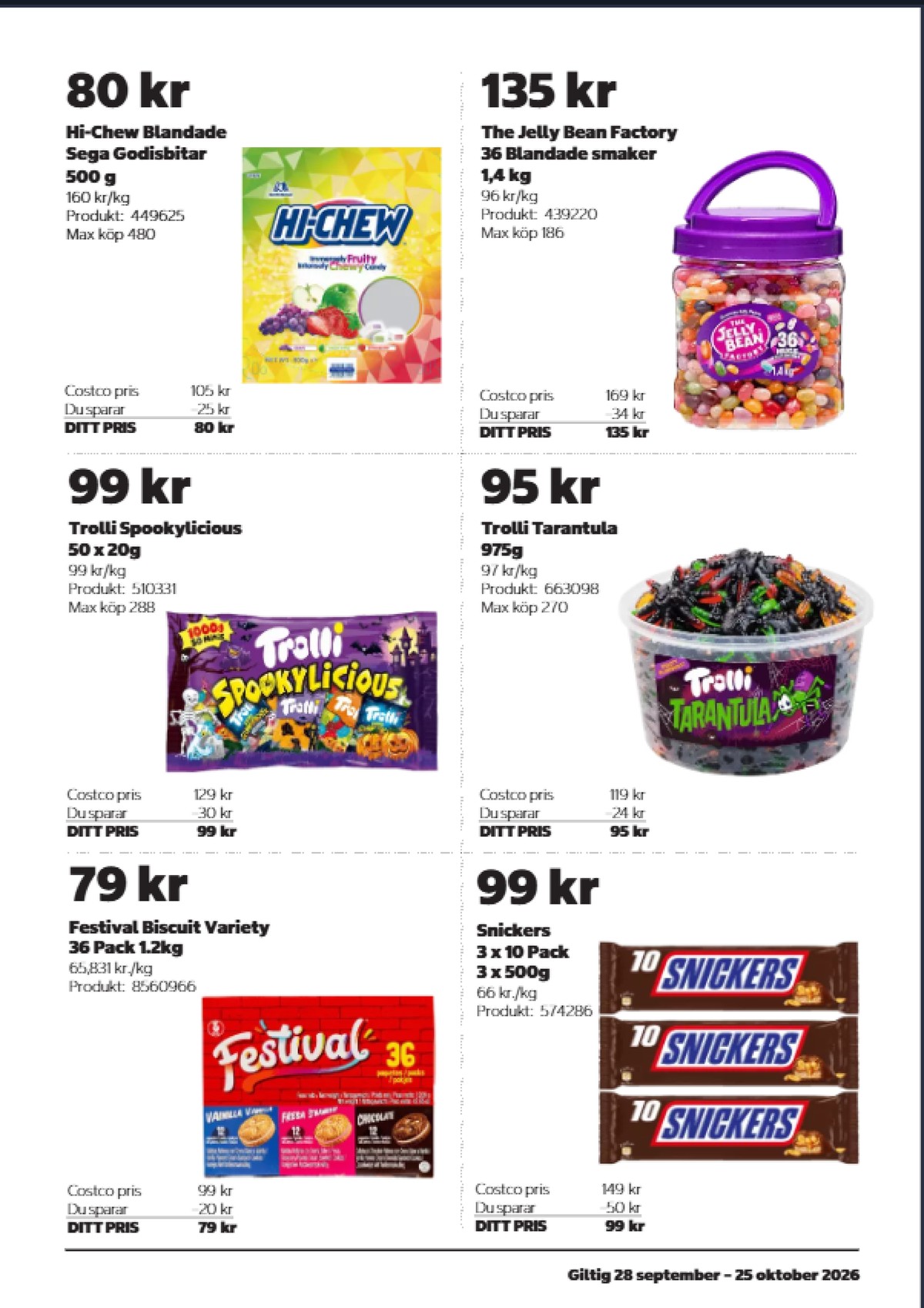 Se Costco reklamblad för vecka 41 på Kampanjveckan.se. Se bra erbjudanden på många varor. Läs reklambladet här! Sida 13