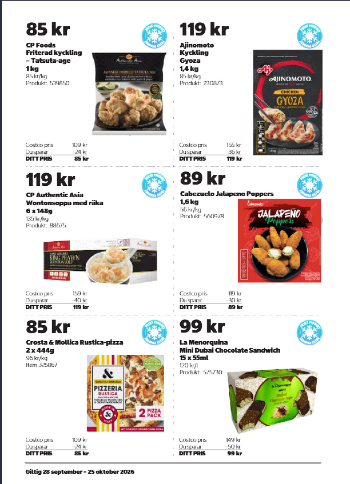 Se Costco reklamblad för vecka 41 på Kampanjveckan.se. Se bra erbjudanden på många varor. Läs reklambladet här! Sida 10