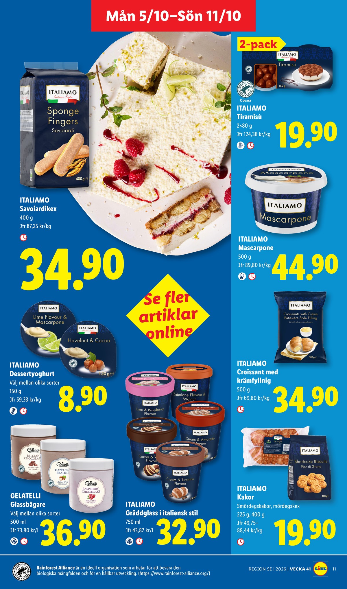 Se Lidl reklamblad för vecka 41 på Kampanjveckan.se. Se bra erbjudanden på många varor. Läs reklambladet här! Sida 12