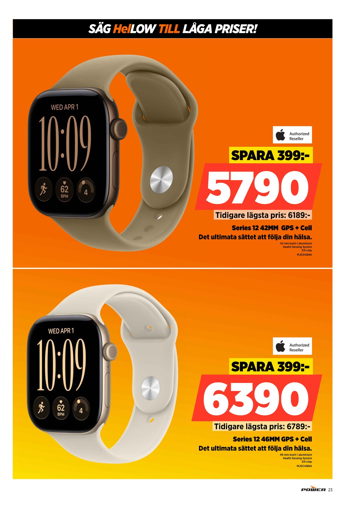 Se Power reklamblad för vecka 41 på Kampanjveckan.se. Se bra erbjudanden på många varor. Läs reklambladet här! Sida 23