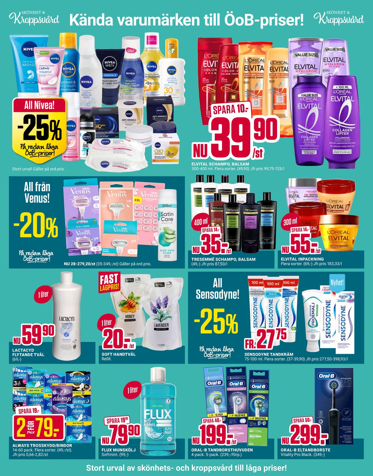 Se ÖoB reklamblad för vecka 41 på Kampanjveckan.se. Se bra erbjudanden på många varor. Läs reklambladet här! Sida 4
