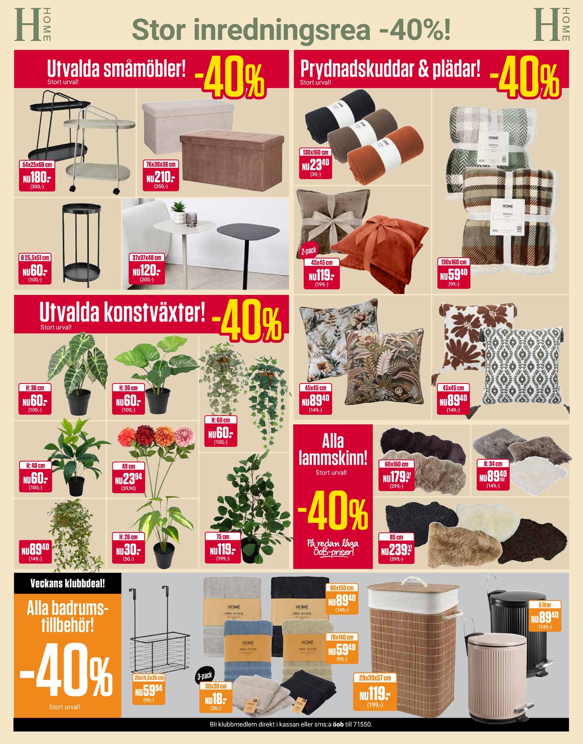 Se ÖoB reklamblad för vecka 41 på Kampanjveckan.se. Se bra erbjudanden på många varor. Läs reklambladet här! Sida 6